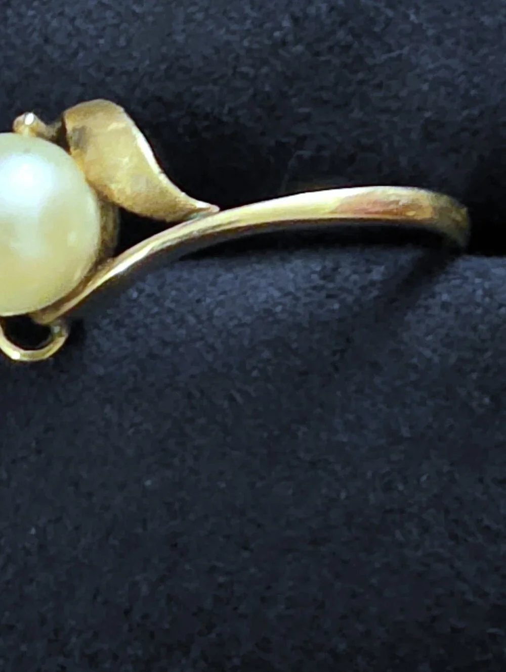 14k Pearl Yellow Gold Ring (Vintage)